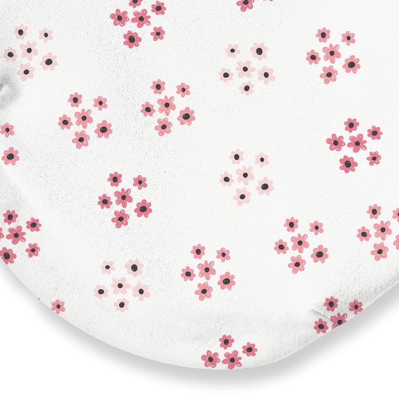 SwaddleMe Original Swaddle â€“ Size Small/Medium, 0-3 Months, 5-Pack (Pretty Poppy ) - Image 3